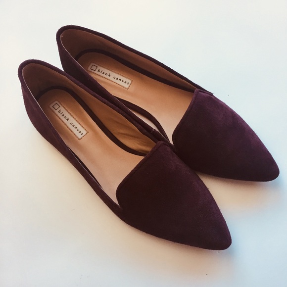 Blank Canvas Designer Burgundy Suede Loafers - Picture 1 of 6